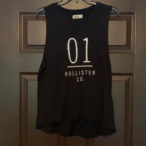 Black Hollister Muscle Tank